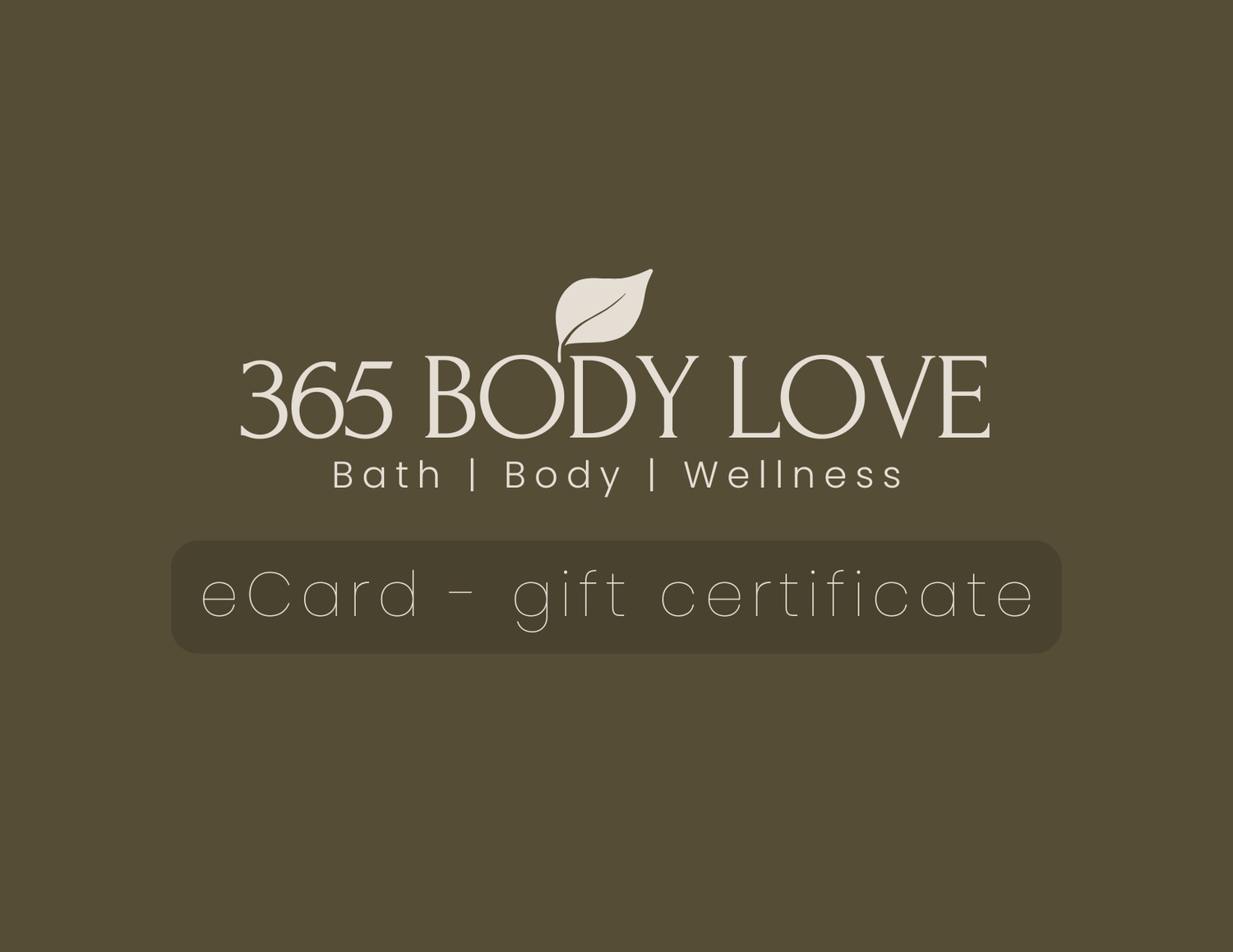 eCard Gift Certificate