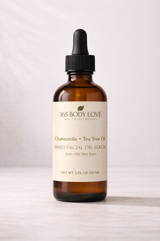 Chamomile + Tea Tree Oil | Facial Oil Serum (Acne-Oily Skin Types)