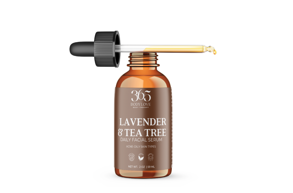Face Serum - Lavender & Tea Tree (Acne-Oily Skin Types)